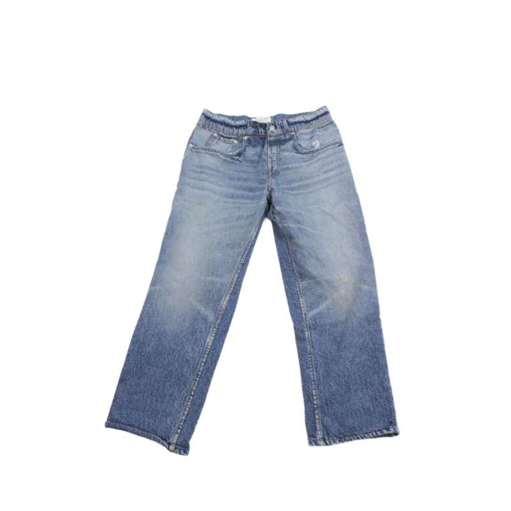 Rag & Bone Girls Elastic Waist Straight Leg Pants Blue Size 9/10